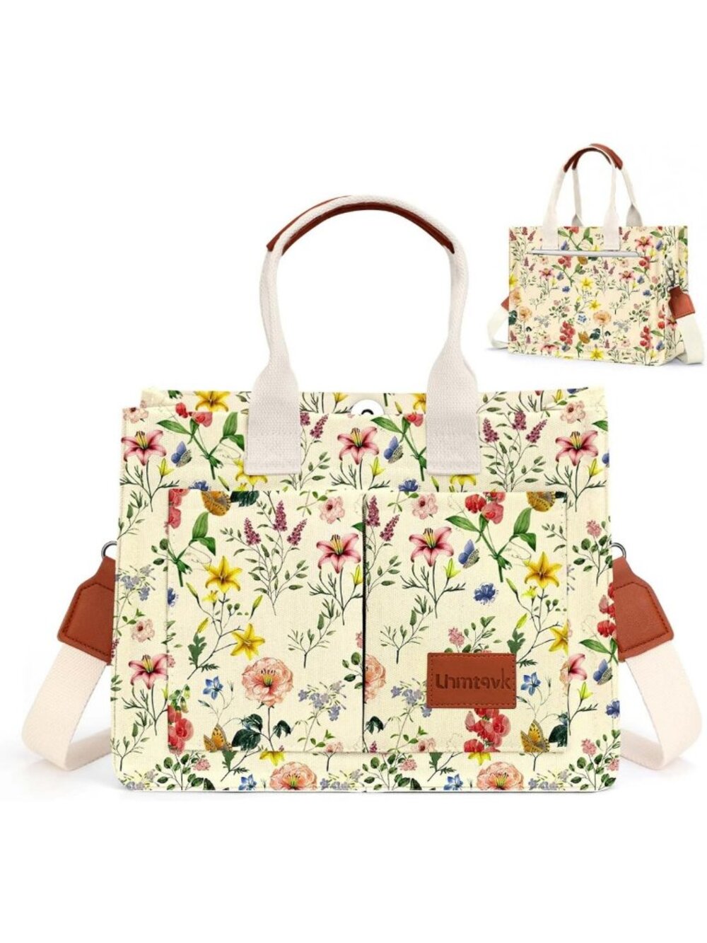 Stylish Canvas Tote Bag for Women | Versatile Work & Bible Study Handbag